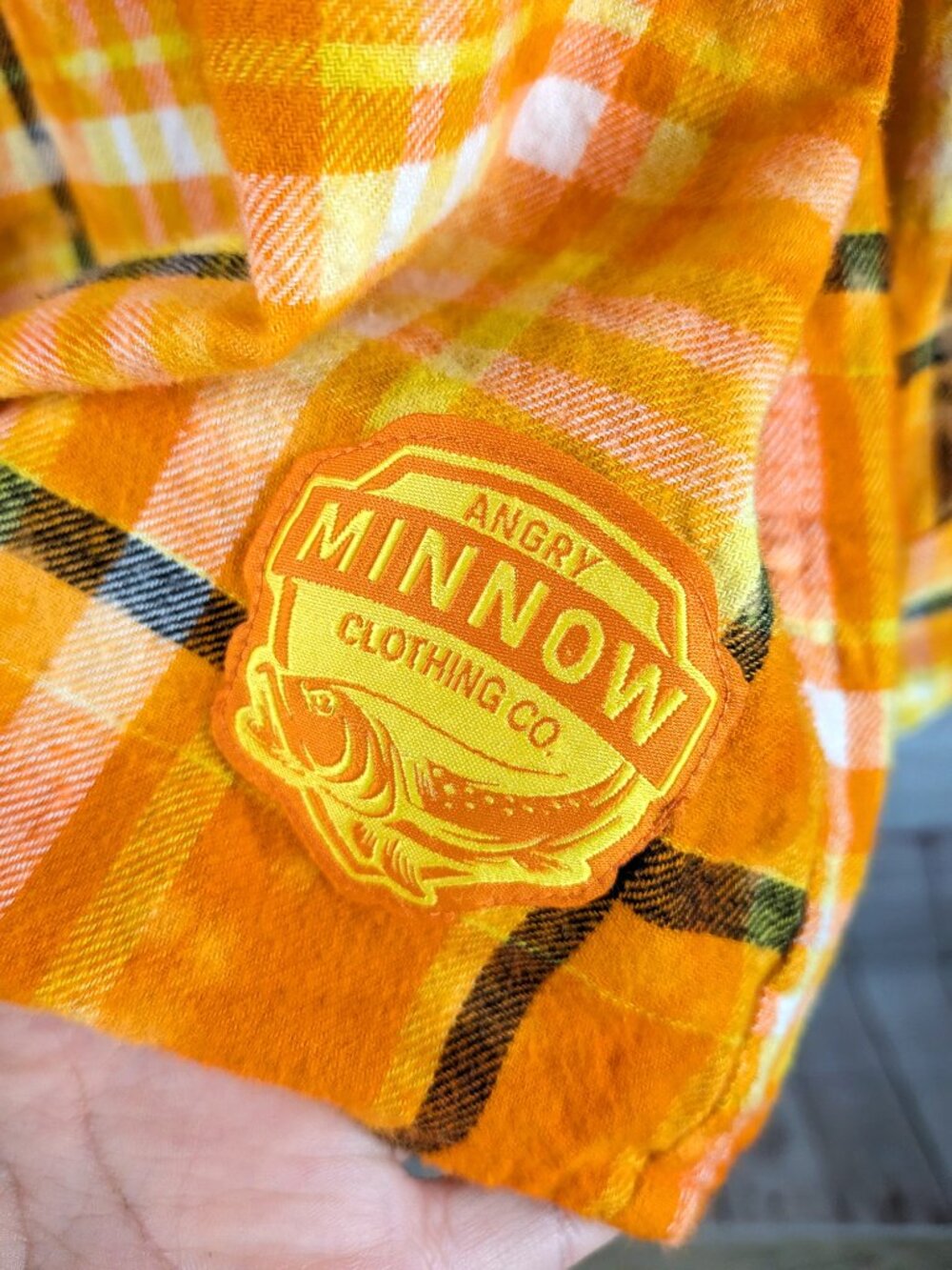 Angry Minnow Halloween Art Panel Flannel Shirt XXL/2X - Picture 4 of 9
